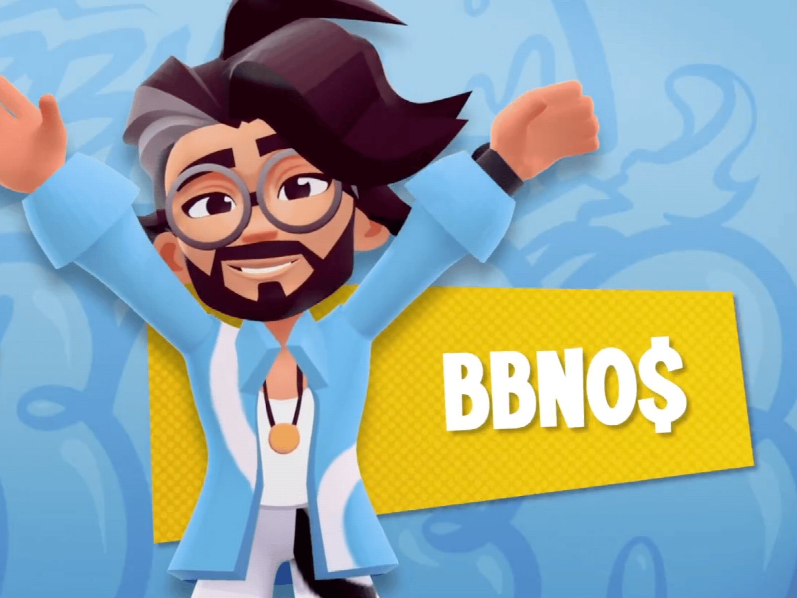 bbno$ playable character artwork in Subway Surfers Buenos Aires update